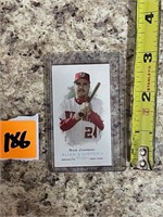 Topps Mini Baseball Card Nick Johnson