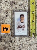 Topps Mini Baseball Card Tom Glavine