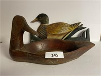 Duck hat rack & bowl