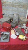 Antique Lot of Country Kitchen Treasures