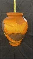Royal Haeger Mid Century Modern Earth wrap vase