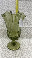 Fenton Thumbprint swung hanker chief vase