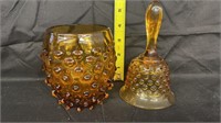 amber glass bell and more