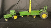 John Deere tractors and wagon