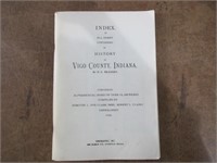 1955 Index of Names Vigo County Indiana Book