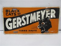 Vintage Gerstmeyer License Plate Terre Haute IN