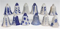 Eldreth Pottery Bell Ornaments