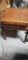 3 vintage stacking stools mint cond
