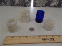 4 Sm Bottle Jars