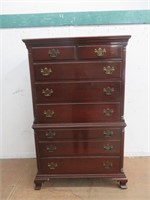 MAHOGANY CHEST ON CHEST