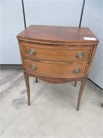 MAHOGANY TWO DRAWER CHEST