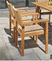 Vifah Chesapeake Wood Dining Chair - Set of Two