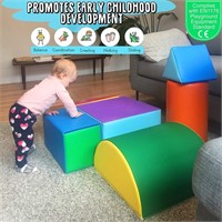 Climb and Crawl Soft Foam Blocks Shapes Play Set