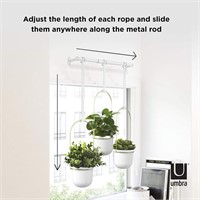 **Hanging Planter for Window, Indoor Herb Garden
