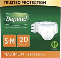 Depend Protection with Tabs Incontinence Underwear