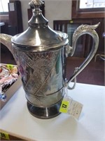 VICTORIAN STYLE SILVER PLATE WATER PITCHER