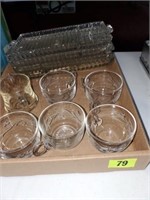 GLASS CUPS & TRAYS