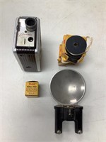 8 MM Brownie Movie Camera w/ Accessories