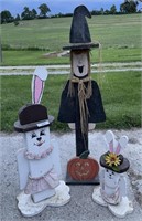Wooden Easter & Halloween Decor