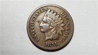 1871 Indian Head Cent Penny