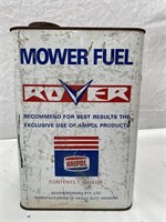 Ampol Rover mower fuel 1 gallon tin
