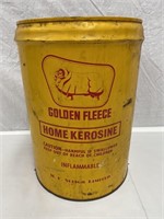 Golden Fleece 5 gallon kerosine drum
