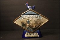 Vintage Delaware Jim Beam Whiskey Decanter