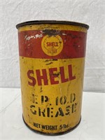 Shell 5 lb grease tin