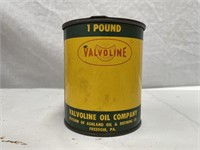 Valvoline 1 lb grease tin
