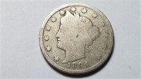 1894 Liberty V Nickel Rare Date
