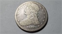 1839 Capped Bust Half Dollar Rare