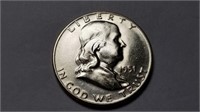 1951 S Franklin Half Dollar Uncirculated