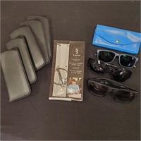 QTY3 Sunglasses and foldable Reading Glasses/Cases
