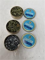 3 Capstan tobacco tins full of  Army men