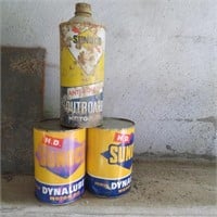 Sunoco & Casite Oil Cans