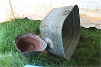 square wash basin & ash bucket