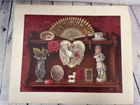 Vintage Alice Smith Heart Lithograph
