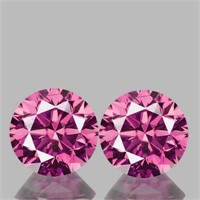 Natural AAA Pink Sapphire Pair{Flawless-VVS}