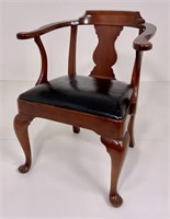 Cherry armchair - "Statton Furniture", Queen Anne