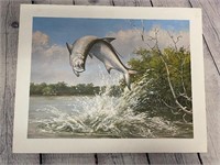 Lot of 3 Fishing Lithographs by various Artists