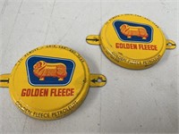 2 Golden Fleece drum caps