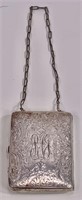 German silver  purse - 3.5" x 2.75"