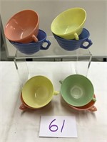 Modern Tone 8 handled soup bowls