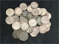 42 pcs. US Silver Peace Dollars Mixed Dates
