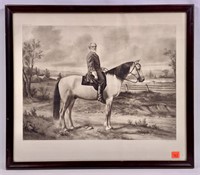 Print: Gen. Robert E. Lee on Traveler by Bendann,