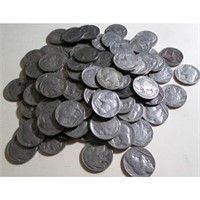 Lot of (100) Buffalo Nickels
