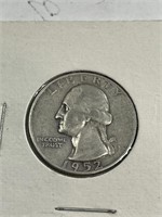 1952 d Washington Quarter