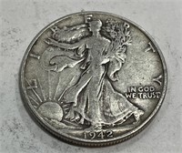 1942 Walking Liberty Half Dollar