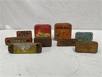 9 assorted  repair tins