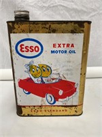 Esso extra oil tin